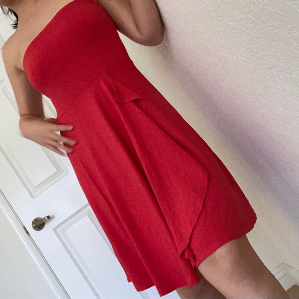 NWT Ann Taylor Petite Jersey Strapless Dress